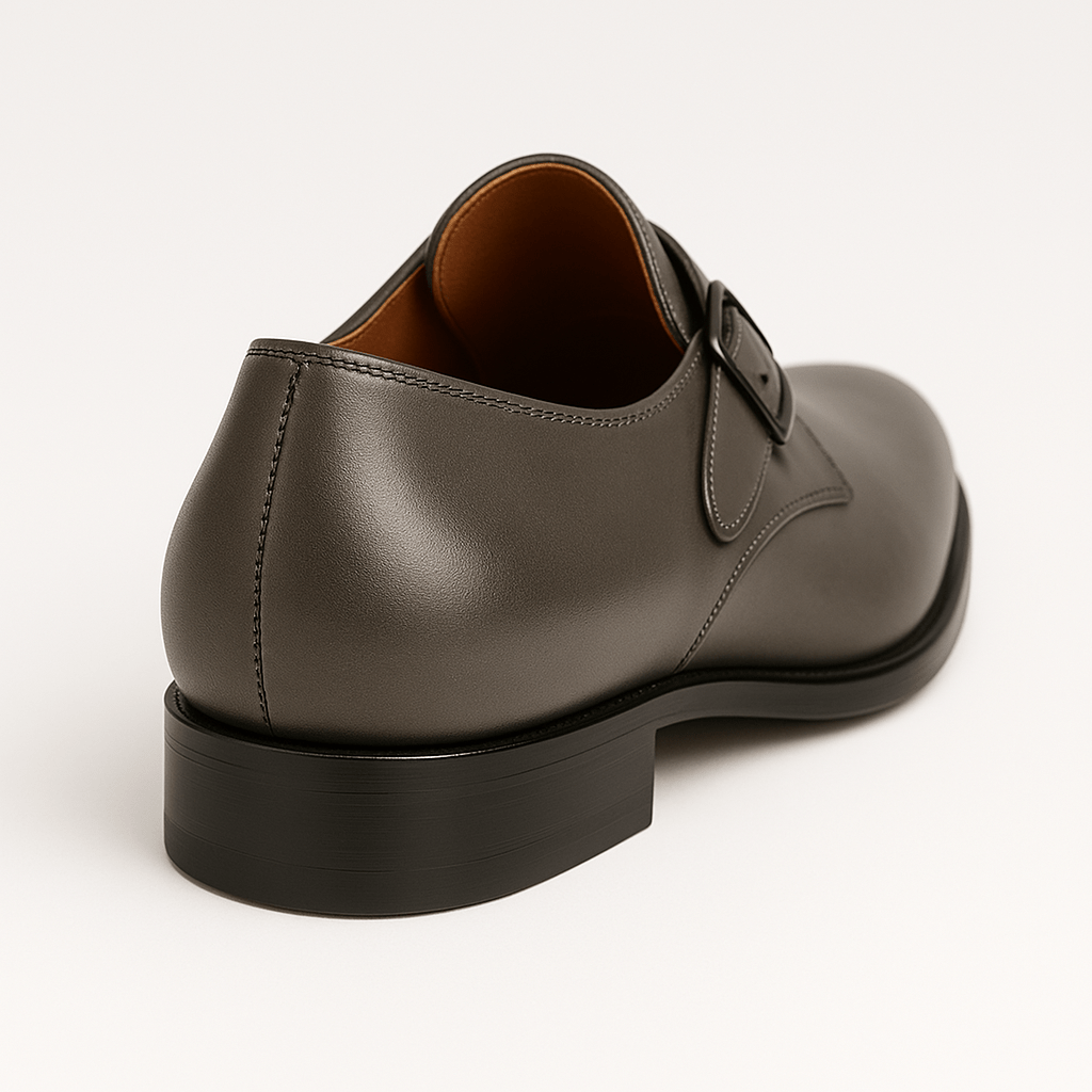 Men's buckle closure dress shoes