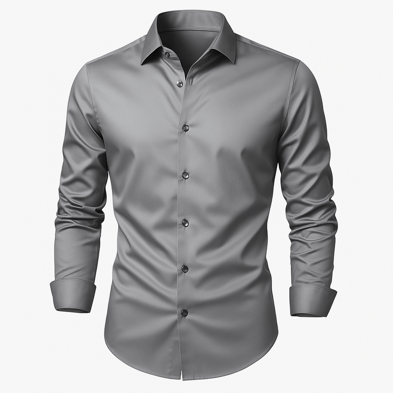 Men's long-sleeve button down dress shirt