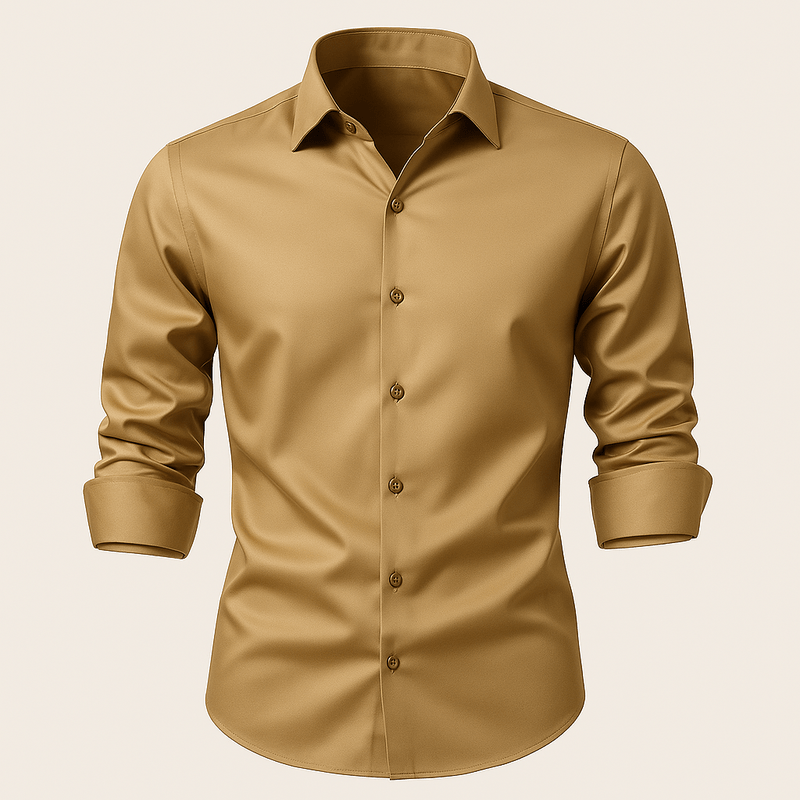 Men's long-sleeve button down dress shirt