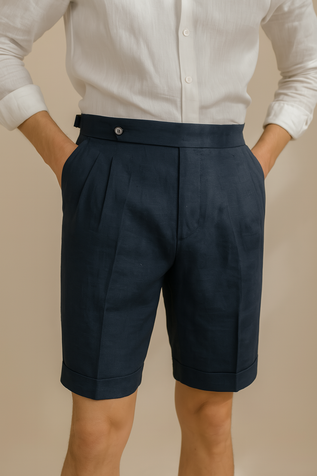 Men’s oxford-style shorts
