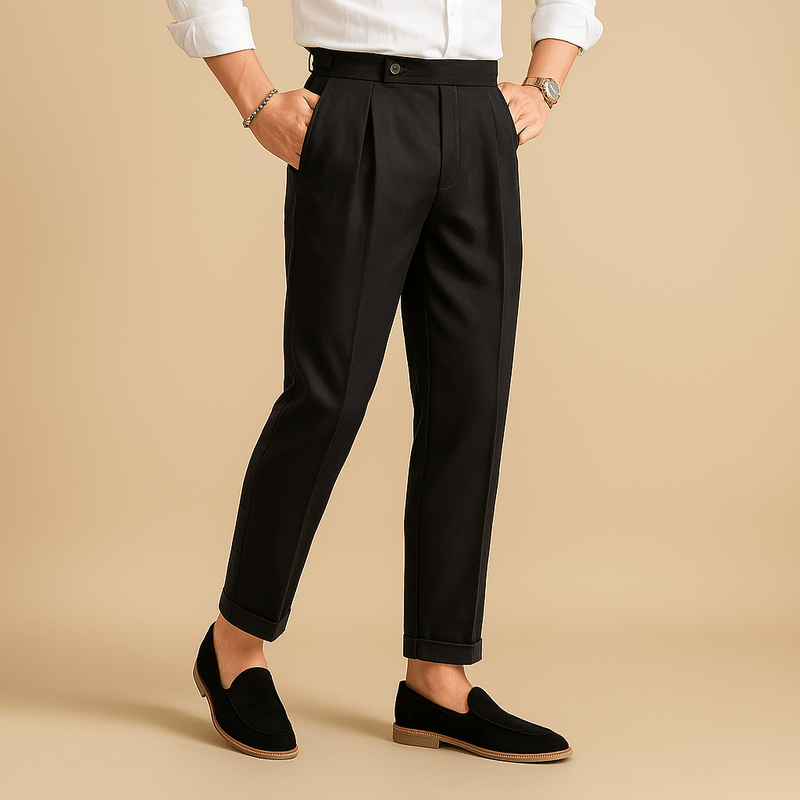 Men’s oxford-style trousers