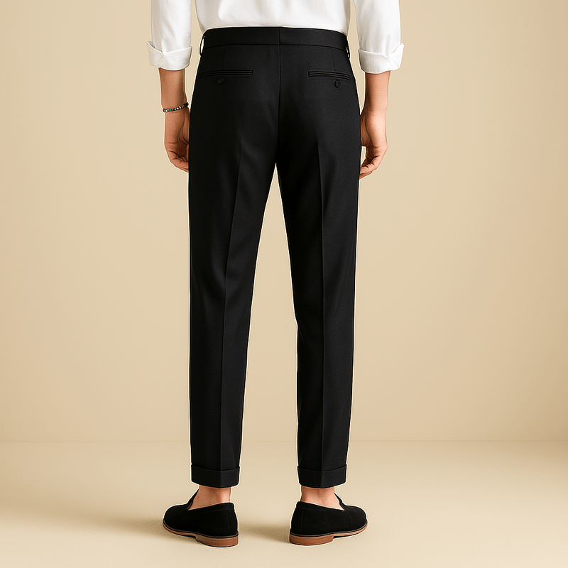 Men’s oxford-style trousers
