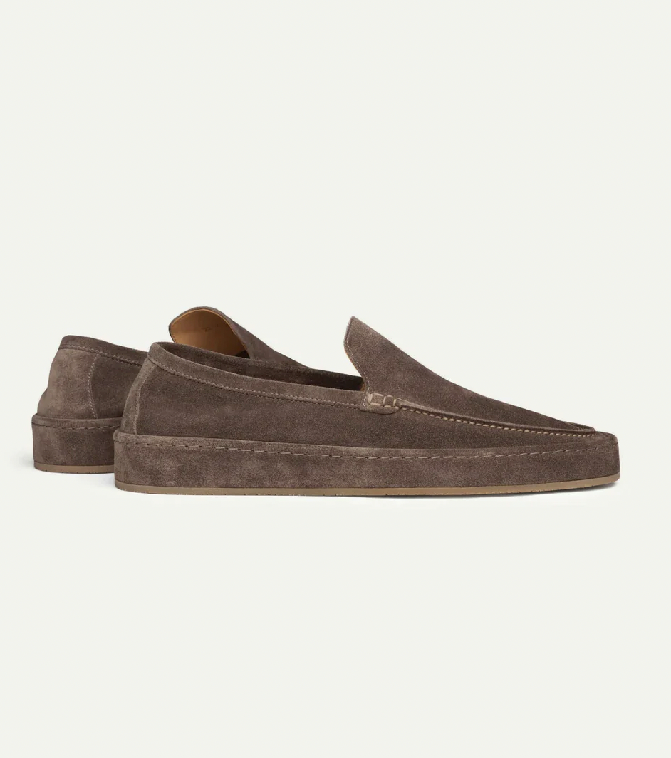 Men's suede summer loafers