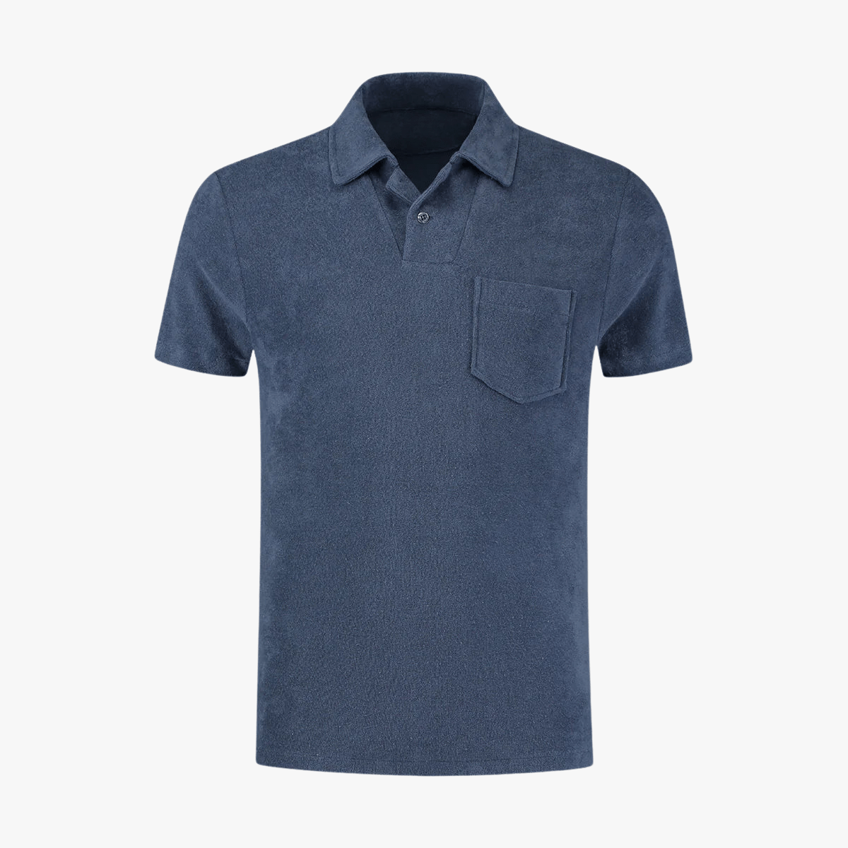 Men’s terry polo shirt