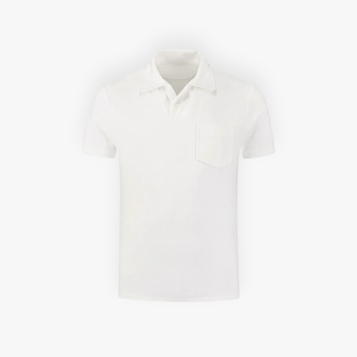 Men’s terry polo shirt