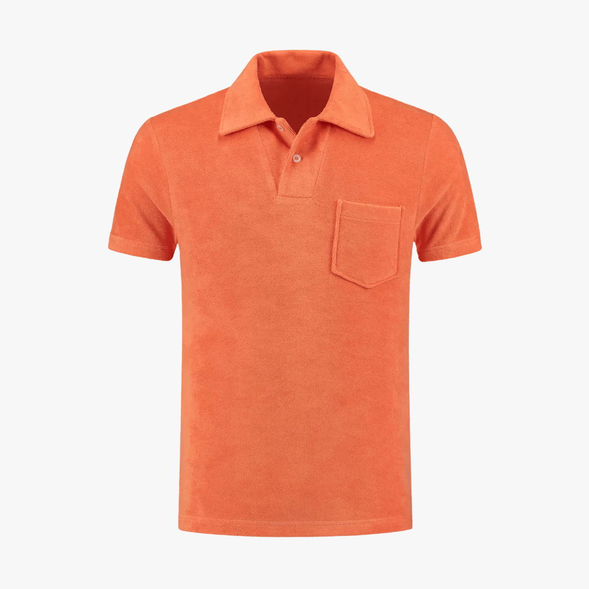 Men’s terry polo shirt