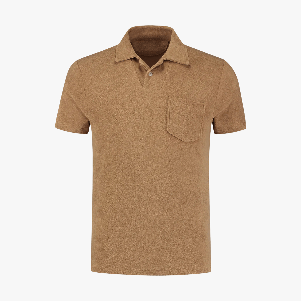 Men’s terry polo shirt