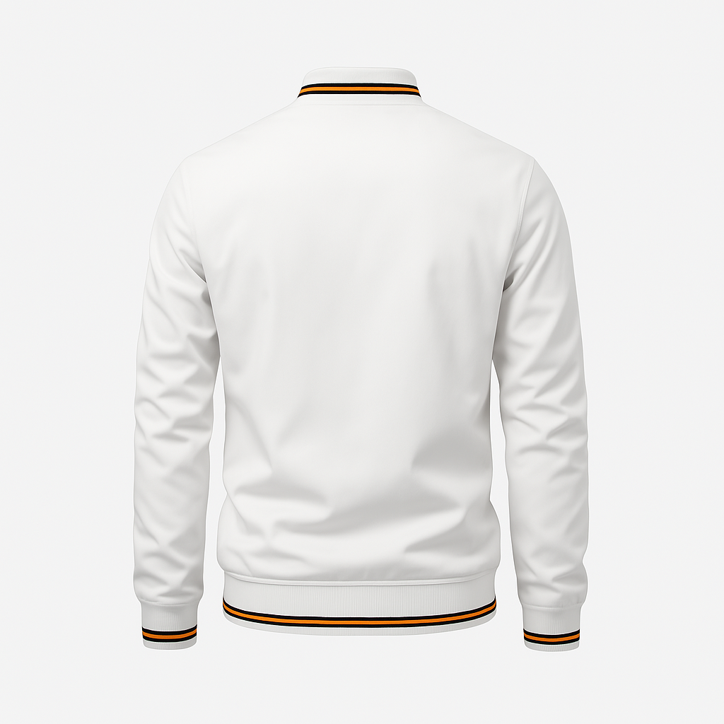 Men's zip-up bomber jacket
