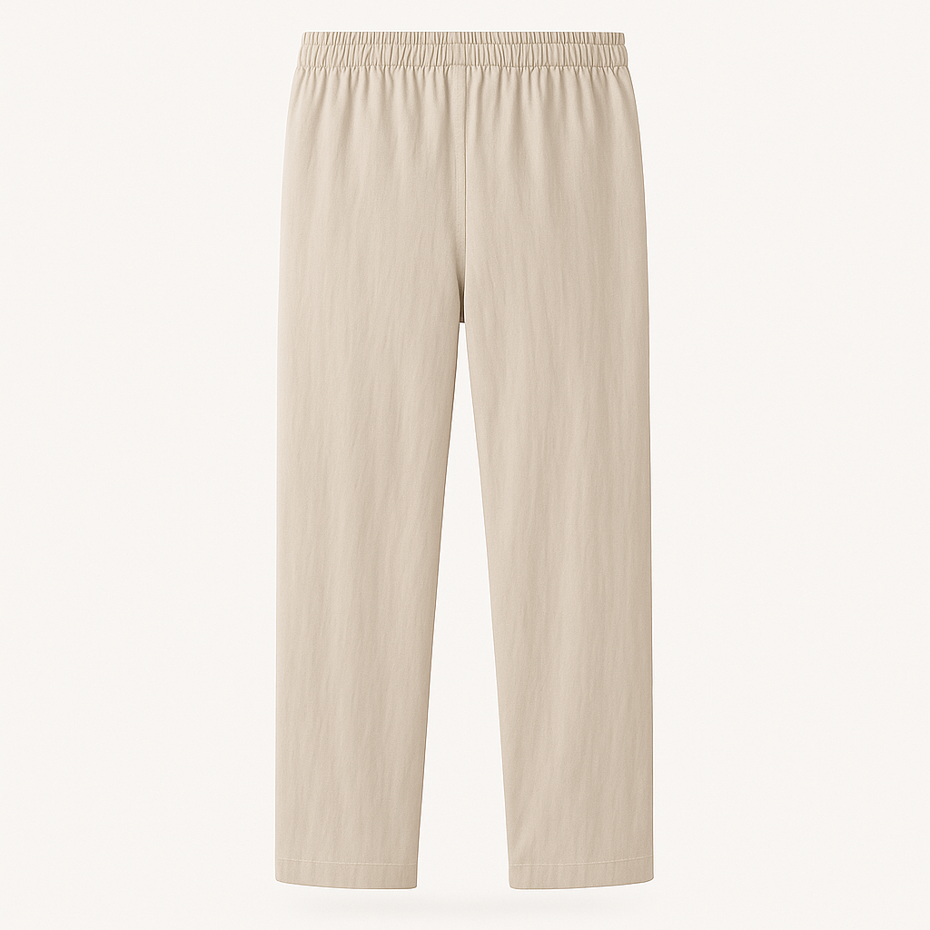 Men's relaxed fit trousers - drawstring waist