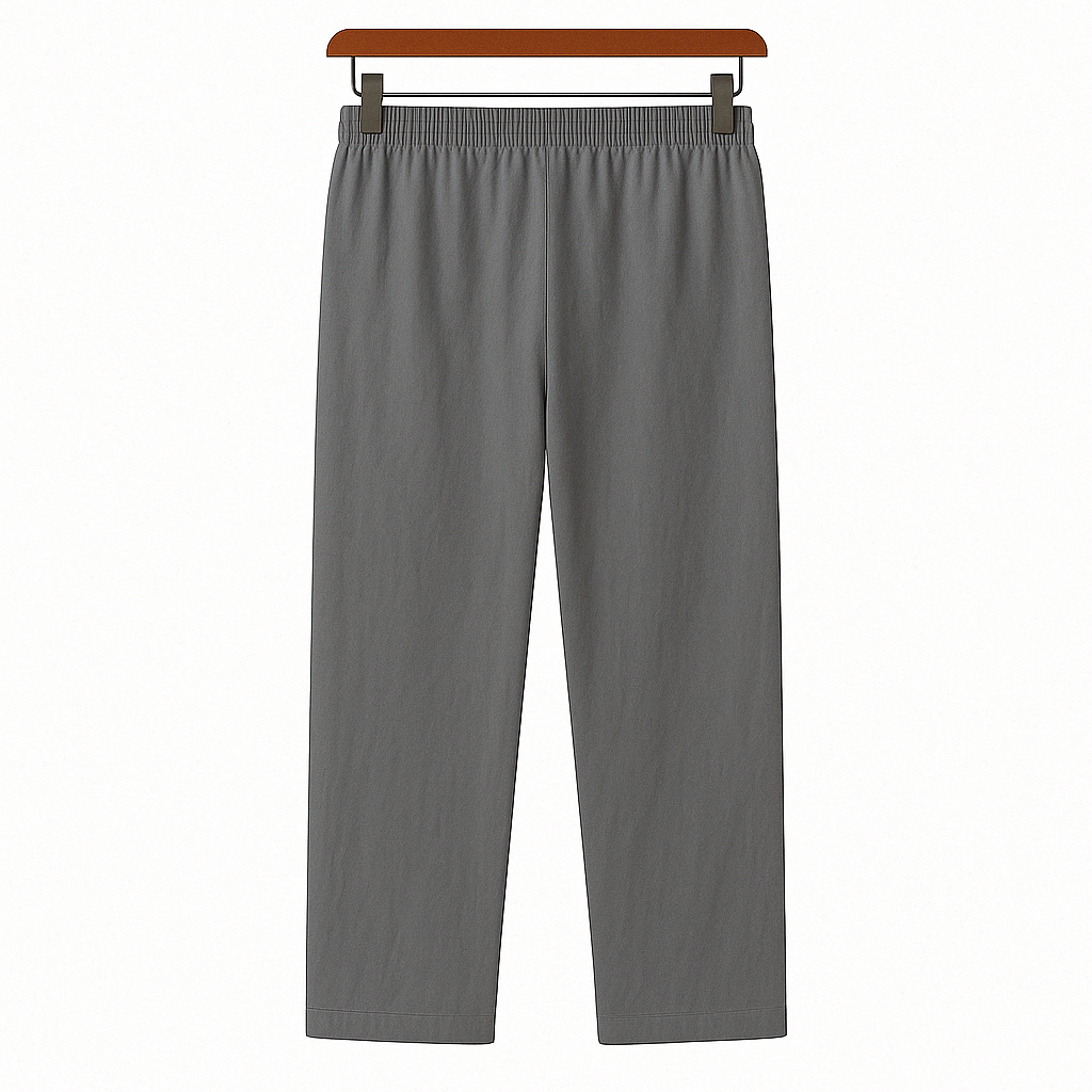Men's relaxed fit trousers - drawstring waist