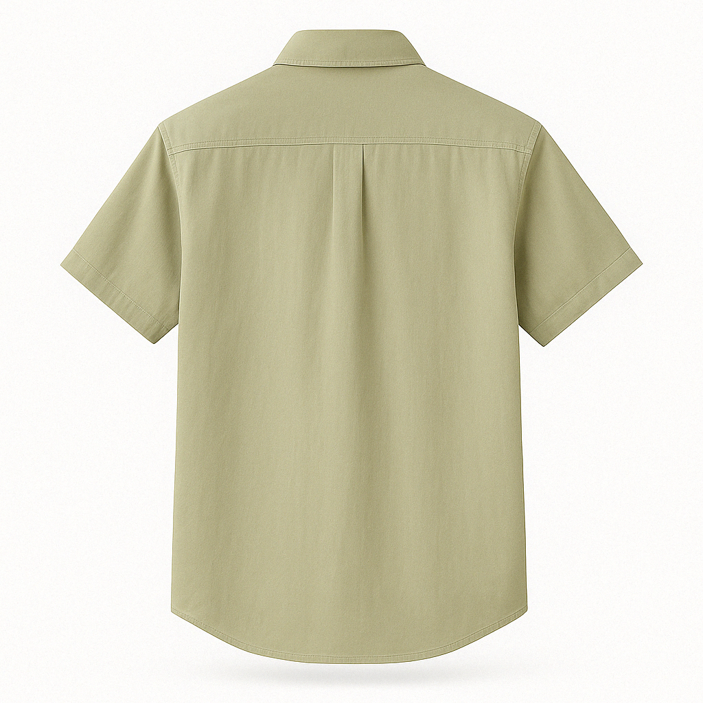 Men's short sleeve shirt - summer button-up