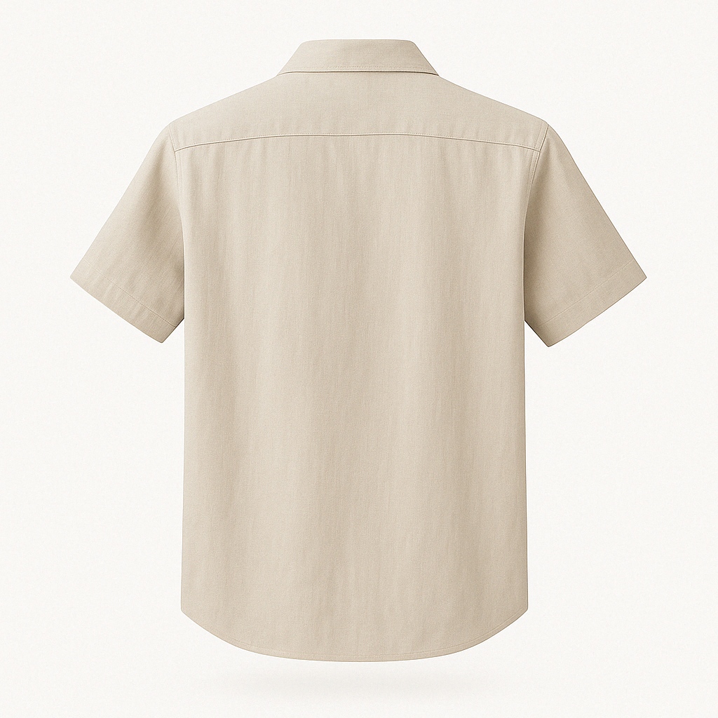 Men's short sleeve shirt - summer button-up