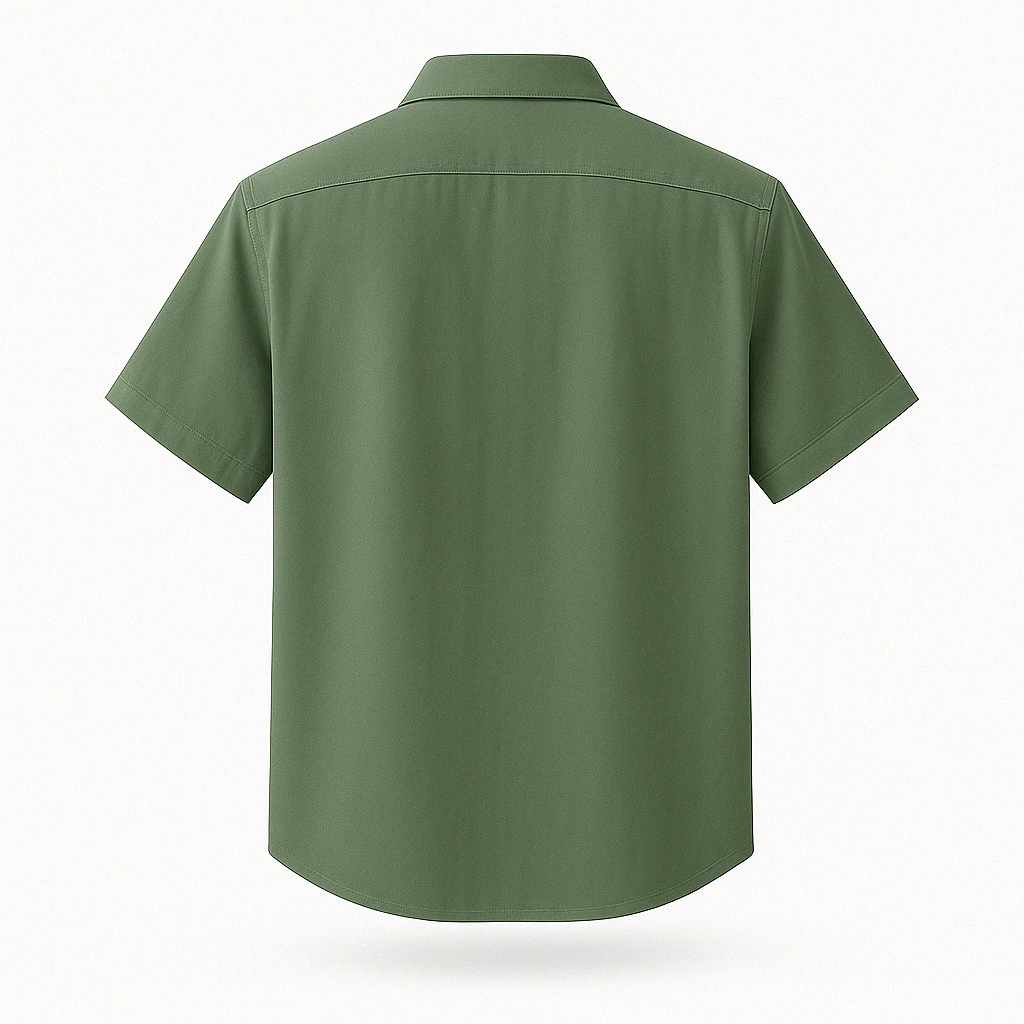 Men's short sleeve shirt - summer button-up