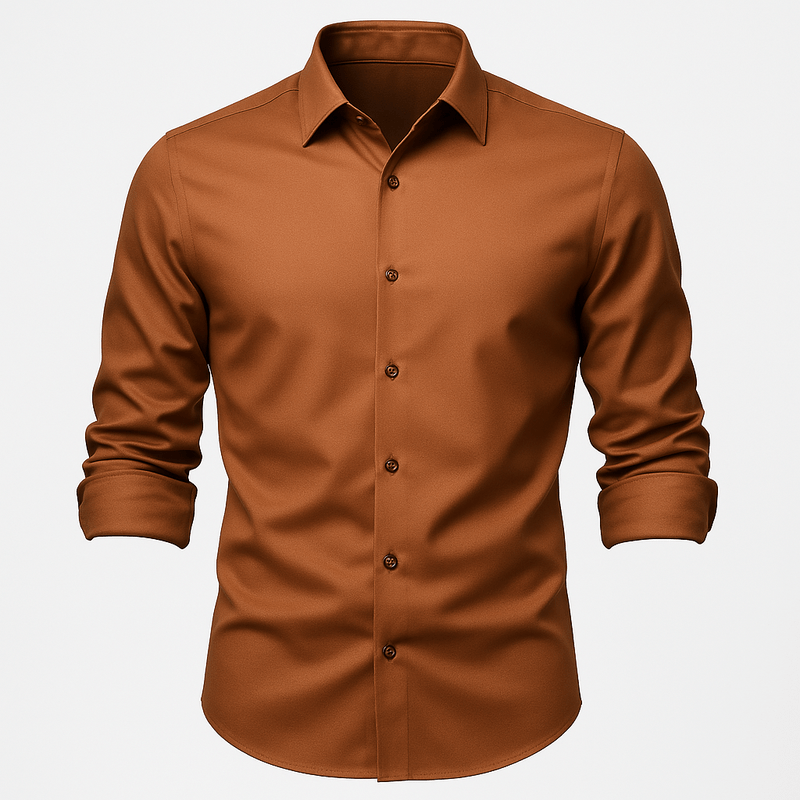 Men's long-sleeve button down dress shirt