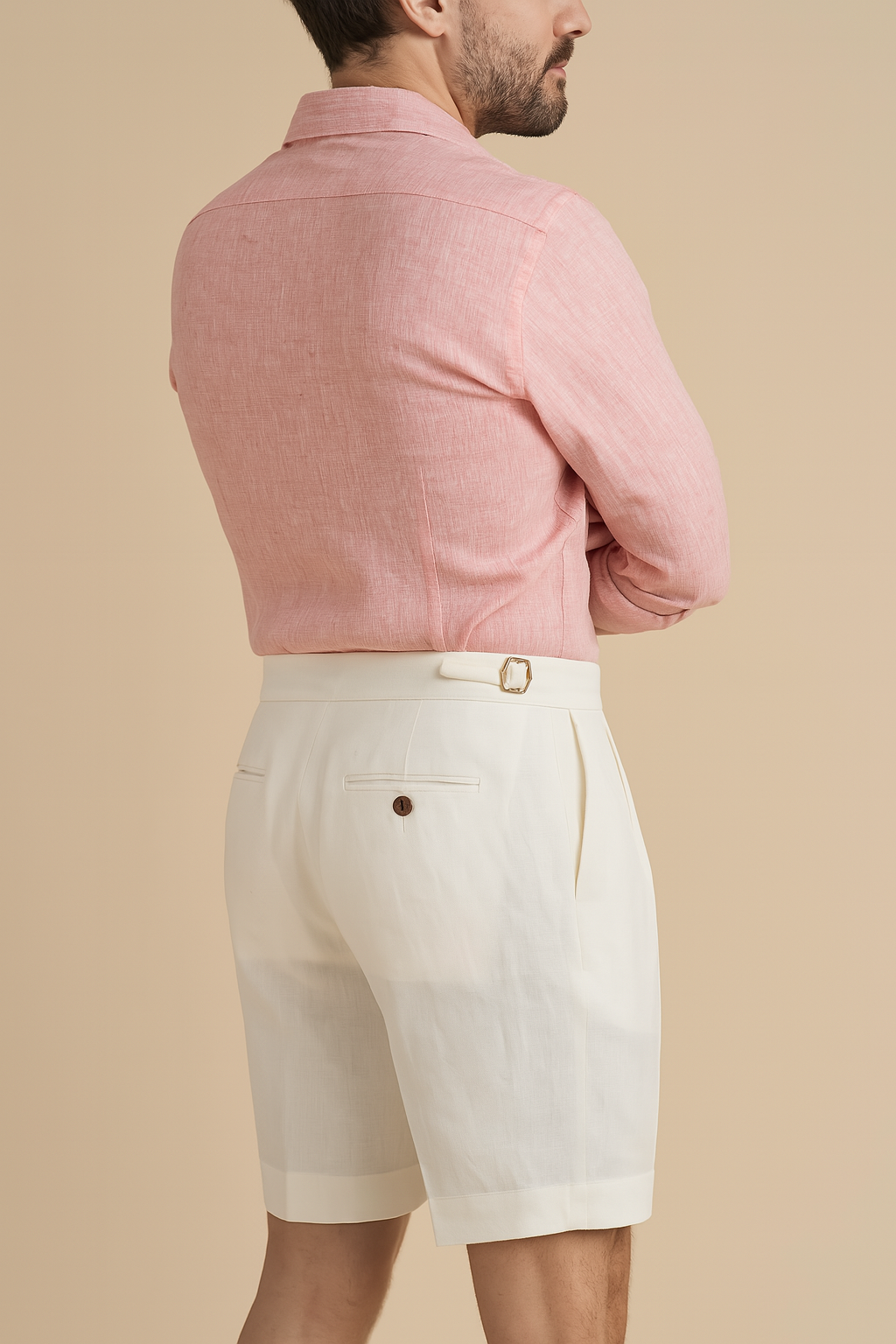 Men’s oxford-style shorts