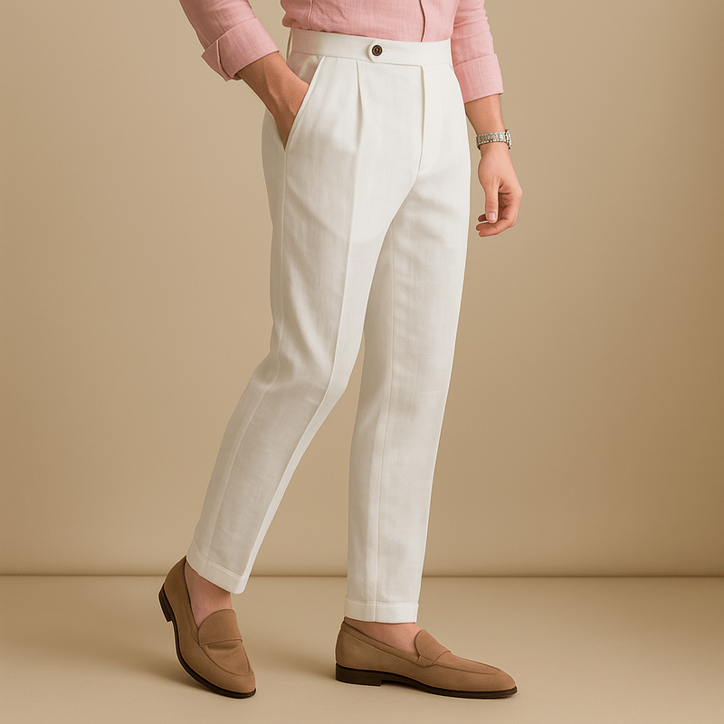 Men’s oxford-style trousers