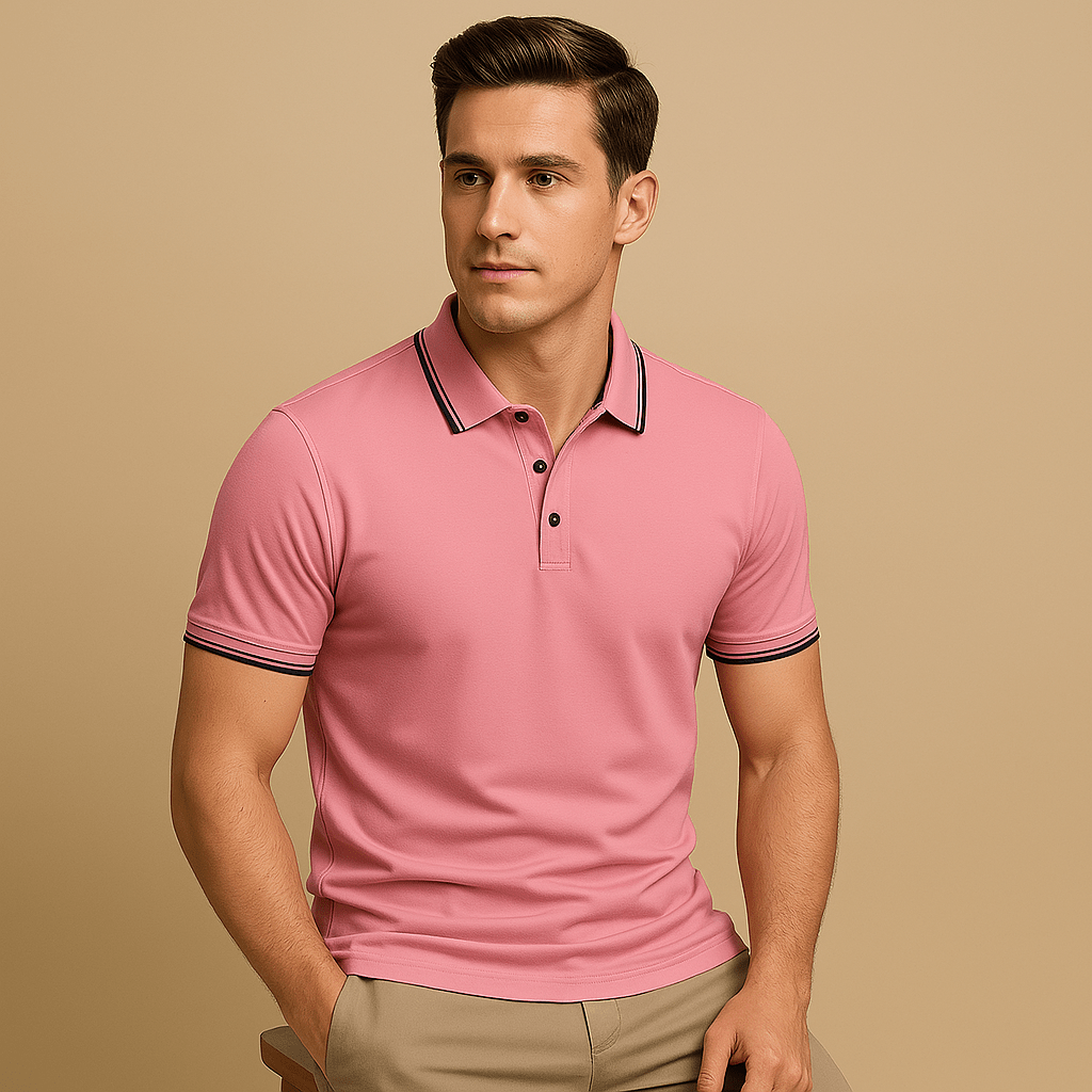 Men's slim fit polo shirt